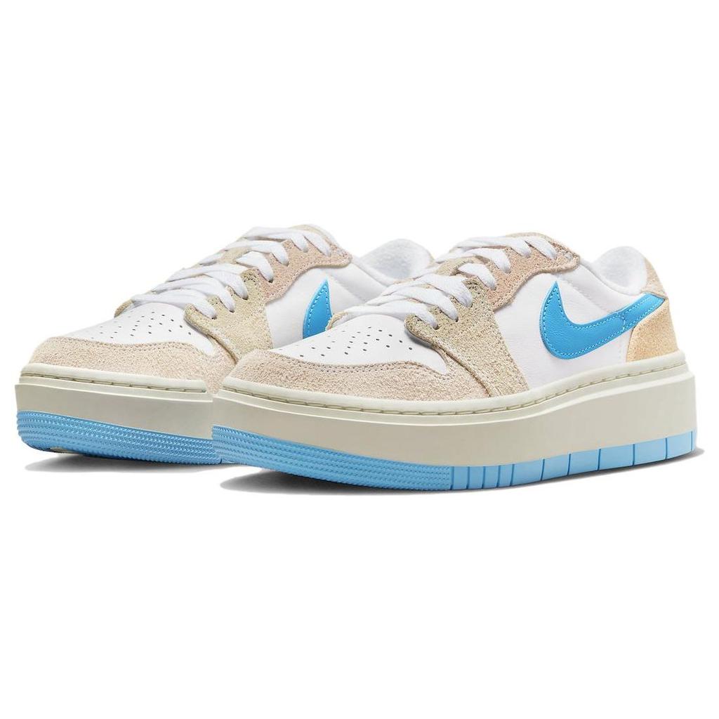 Air Jordan 1 Elevate Low SE Salt Lake City Damskie Trampki Biały Piaskowy Olejowy Zielony FD1028-100
