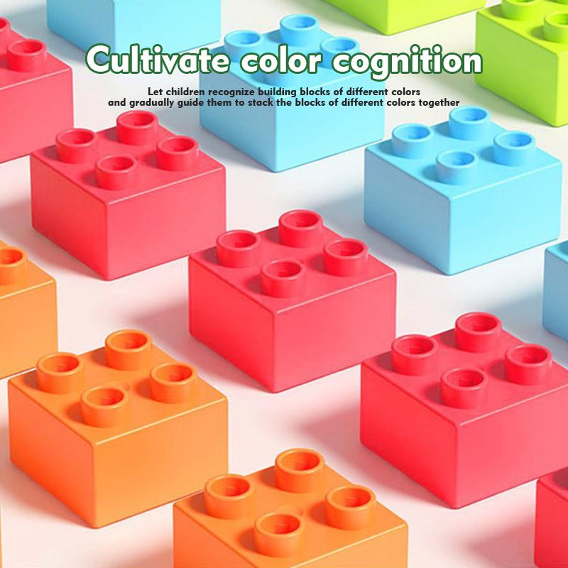Diy Assembly Of Large Particle Bulk Building Blocks Children'S Creative Large Particle Building Blocks Children'S Fun Puzzle Toy