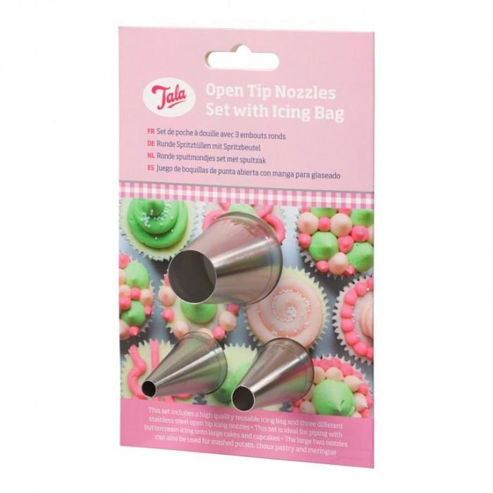 Tala Open Tip Piping Bag Set