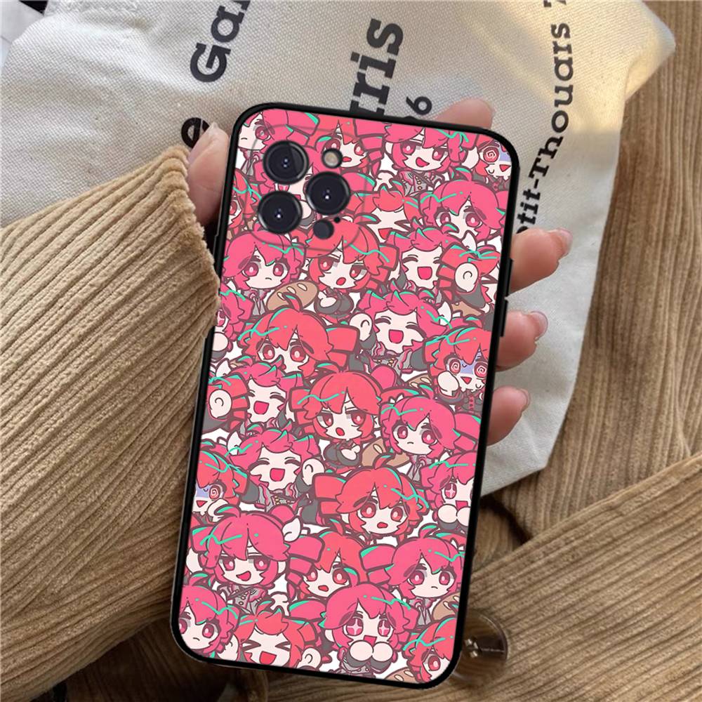 Popular Virtual Singer Kasane Teto Phone Case For IPhone 17 16 15 Plus X 14 11 12 13 Mini Pro Max Mobile Case