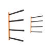 Wand-Kajak-Lagerregal, Wandmontierte Kajakhalter für 4 Kajaks, Kanus, Stand-Up-Paddle-Boards, Kajak-Lagerhaken mit verstellbaren gepolsterten Armen, 400 LBS