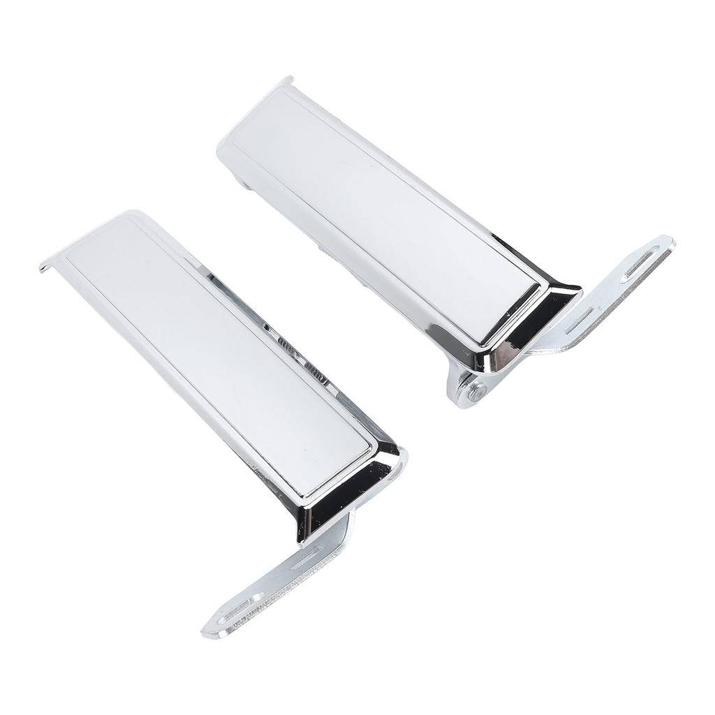 1 Par Krom Yttre Dörrhandtag Rostfritt Vänster Höger Metall Yttre Dörrhandtag Set För Land Cruiser FJ40 BJ40 BJ42 FJ45