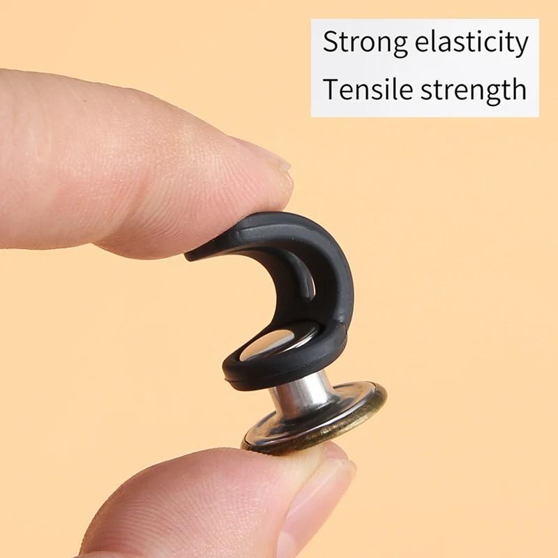 5/10 stuks Metalen Knopverlenger Perfect Voor Elke Jeans Broek Zonder Naaien Intrekbare Jeans Tailleknop Verlengde Gespen Bevestigingskit