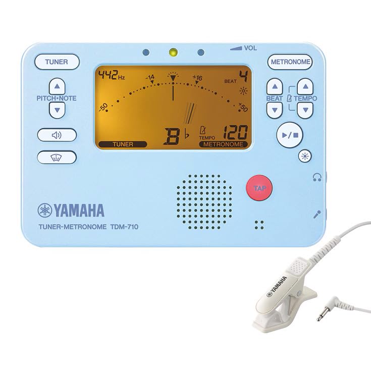 

YAMAHA tuner metronome TDM-710BLM (with microphone)
