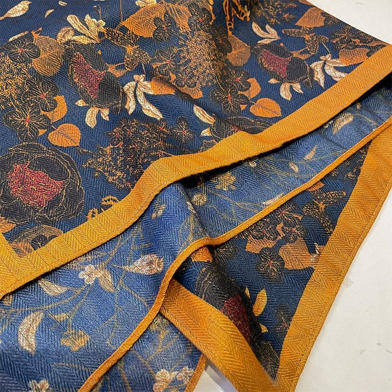 New Scarf, Neck Temperament Small Square Scarf Decorative Scarf Professional Neck Protection Fashionable Versatile Thin Style Warm Women