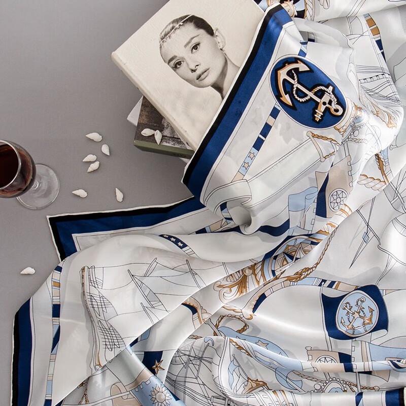 Hengyuanxiang HYXSJ1005 Navigator Silk Scarf