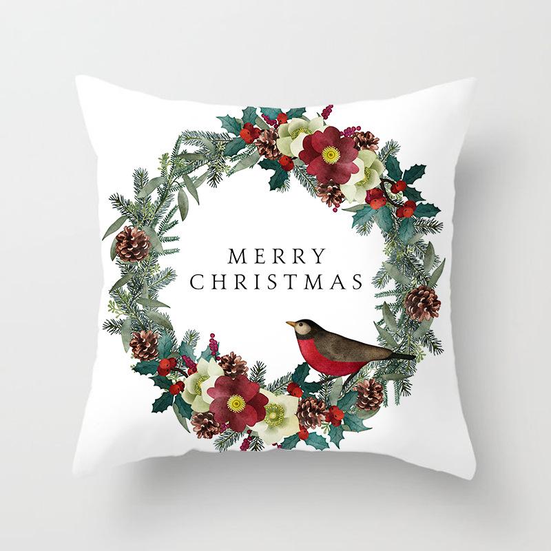 New Christmas Pillowcase Home Sofa Holiday Gift Decoration Pillow Cushion Cover