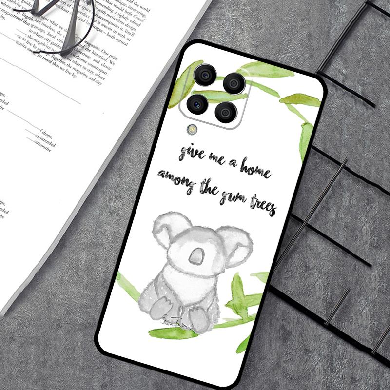 Süße Cartoon-Aquarell-Tier-Koala-Hülle Für Samsung Galaxy M15 M11 M12 M13 M14 M06 M16 M36 M56 M31 M53 M32 M52 M35 M55 M34 M54