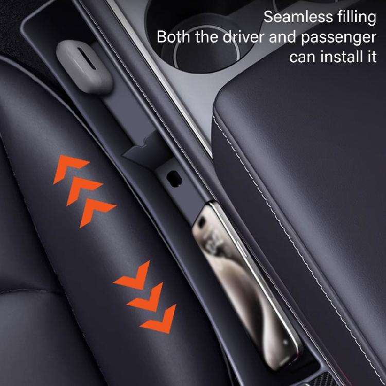 Auto Seats Gaps Filler with Storage Car Storage Organizers Seats Storage keep Personal Items within Reach in Any Car