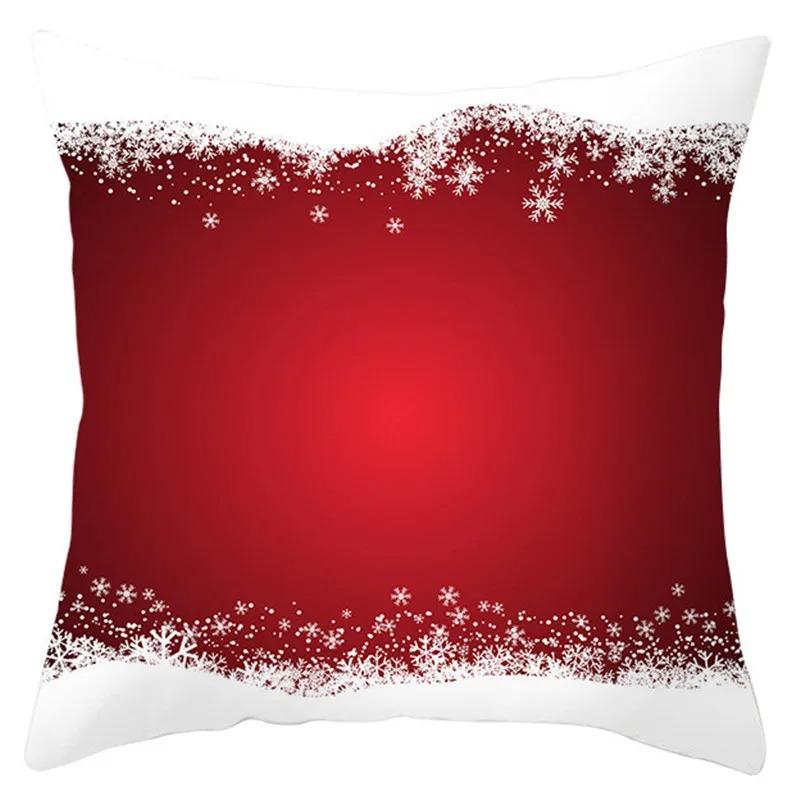 Christmas Themed Pillowcases Car Ornaments Office Santa Claus Living Room Sofa Home Pillowcases