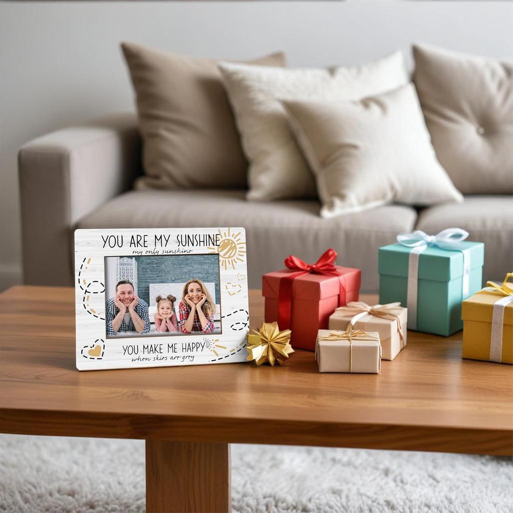 You Are My Sunshine Picture Frame 4x6, You Are My Sunshine Gifts, Inspirational Gifts for Women, Sunshine Gifts, Motivational Gifts Uplifting Gifts