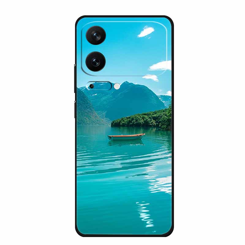 For Xiaomi 17 Pro 2025 Phone Case Fashion Flowers Black Silicone TPU Soft Coque For Xiaomi Mi 17 Pro Max Back Cover Case Shell