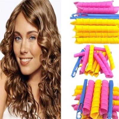 18 Pcs/Set Women's Fashion Long 25cm*2.5cm & Short 15cm*2.5cm Magic Ringlet Hair Curler