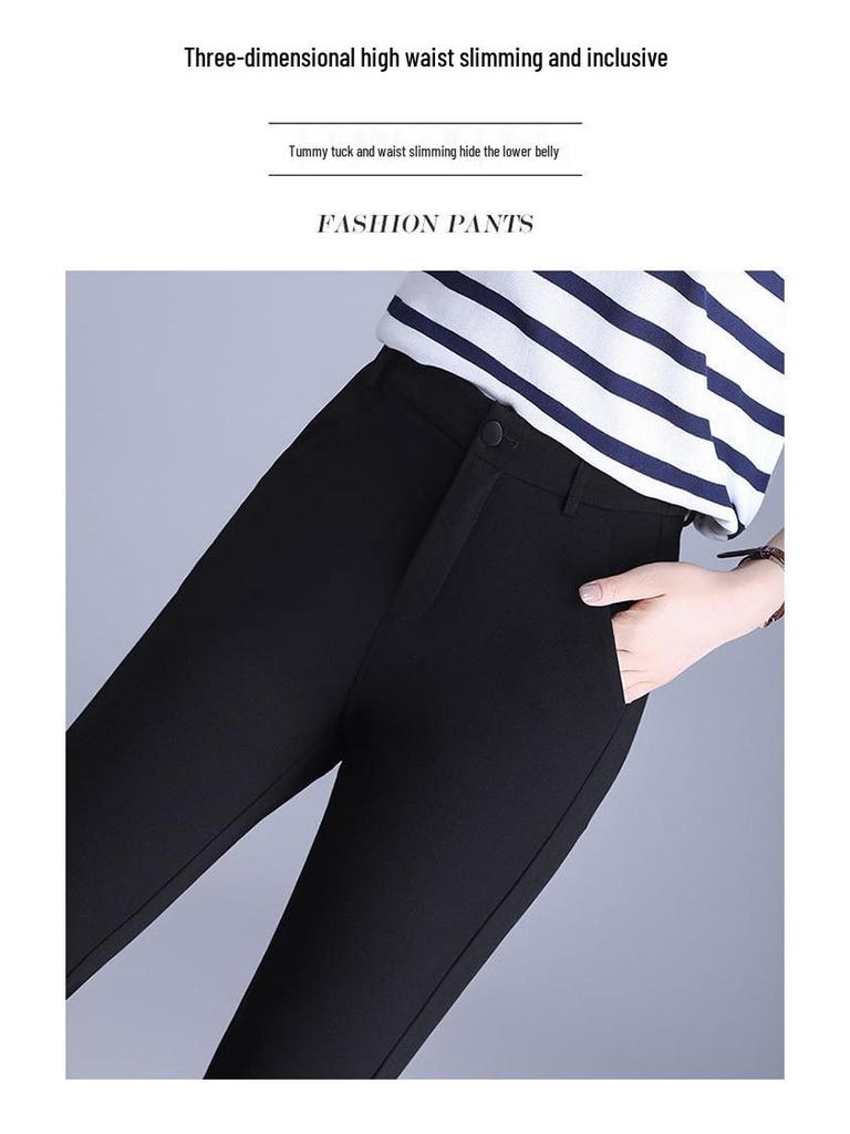 Damen High-Waist Fishtail Schlaghose mit unregelmäßigem Saum - Bügelfrei, lässiger Sommerstil für Petite-Figuren