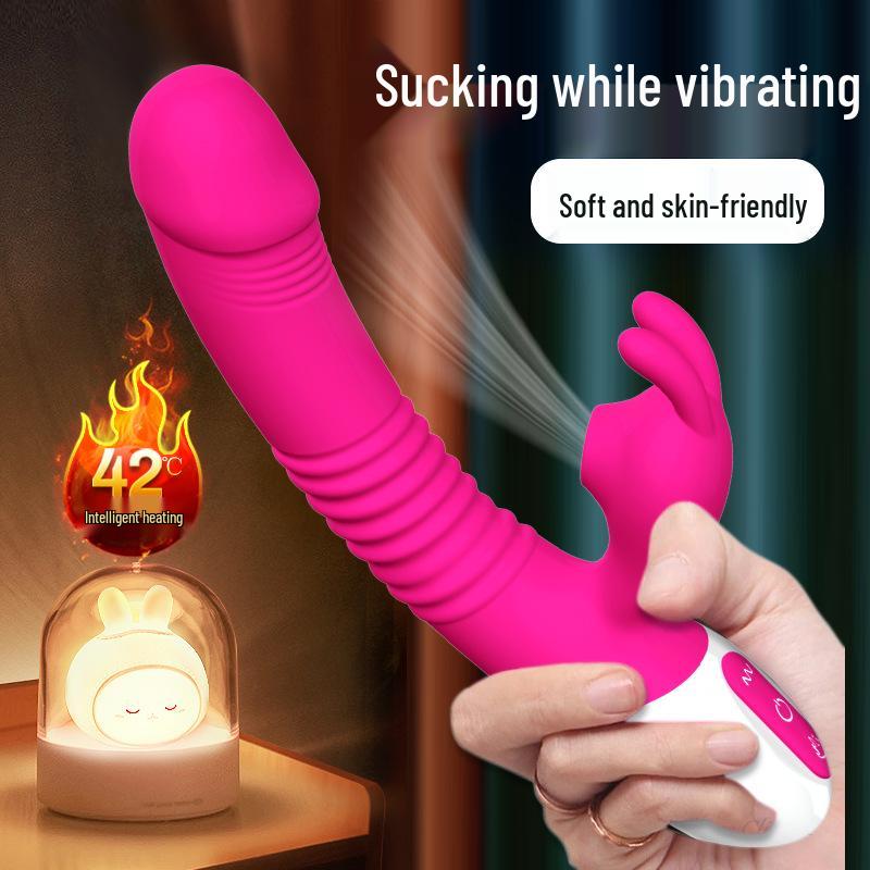 Xuan Ai A2 Heated Rabbit Vibration Stick - Smart Telescopic Female Masturbator