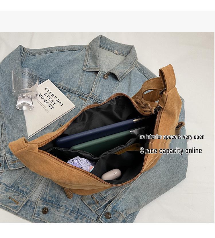 Autumn & Winter Korean Style Versatile Tote Bag - Trendy Large Capacity Dumpling Crossbody Shoulder Bag