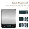 Compact Stainless Steel Digital Kitchen Scale - High Precision Baking & Food Weight Scale
