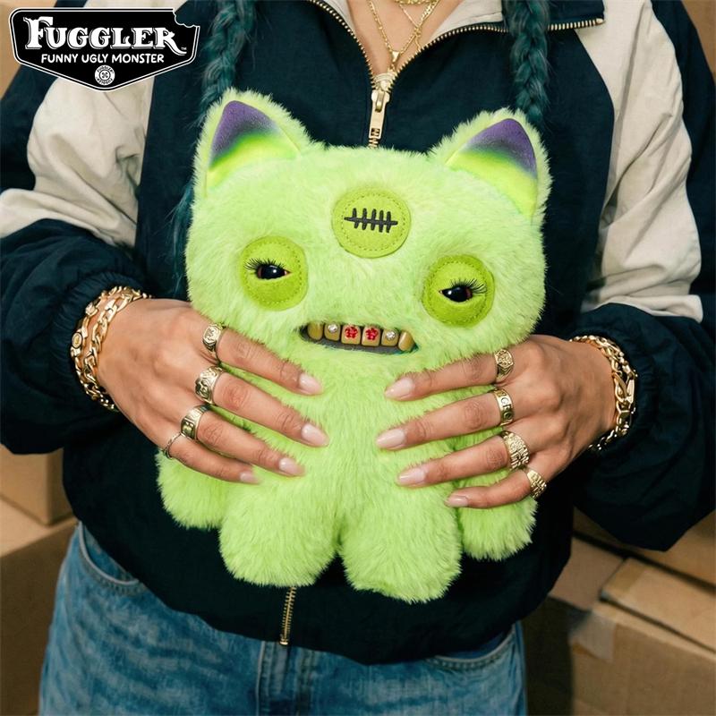 22 см Смешные Уродливые Зубы Монстр Плюшевые Игрушки Fugglers Злодеи Широкоглазый Монстр Раздраженный Пришелец Мягкие Плюшевые Куклы