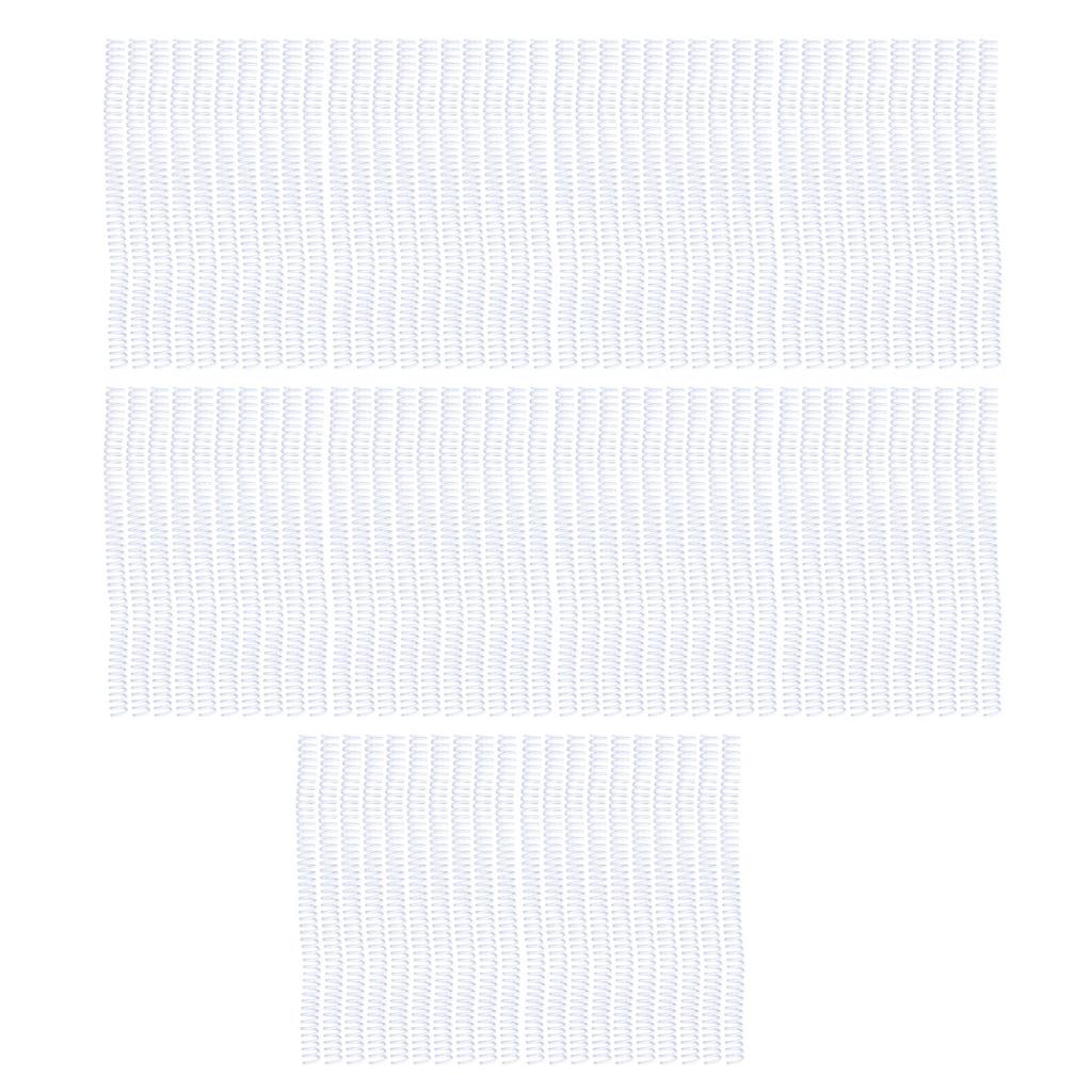 100Pcs Single   Wire Binding Spines 48 Teeth 4-1 Pitch 14.3mm 115 Sheet Capacity Spiral Binding Coil