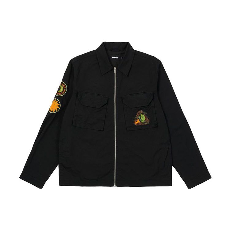 Palace FW21 x Salomon Da One Cargo Jacket Unisex Jacket Black P21JK001