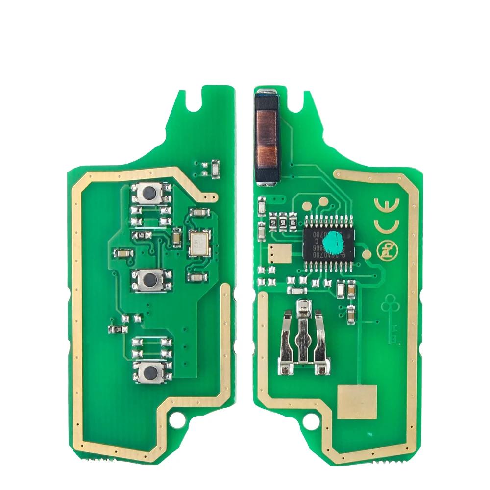 KEYYOU For Citroen C5 X7 C2 C3 C4 Grand Picasso Berlingo C6 C8 3 Buttons light Remote Car Key VA2/HCA 433Mhz ID46 CE0523 Ce0536