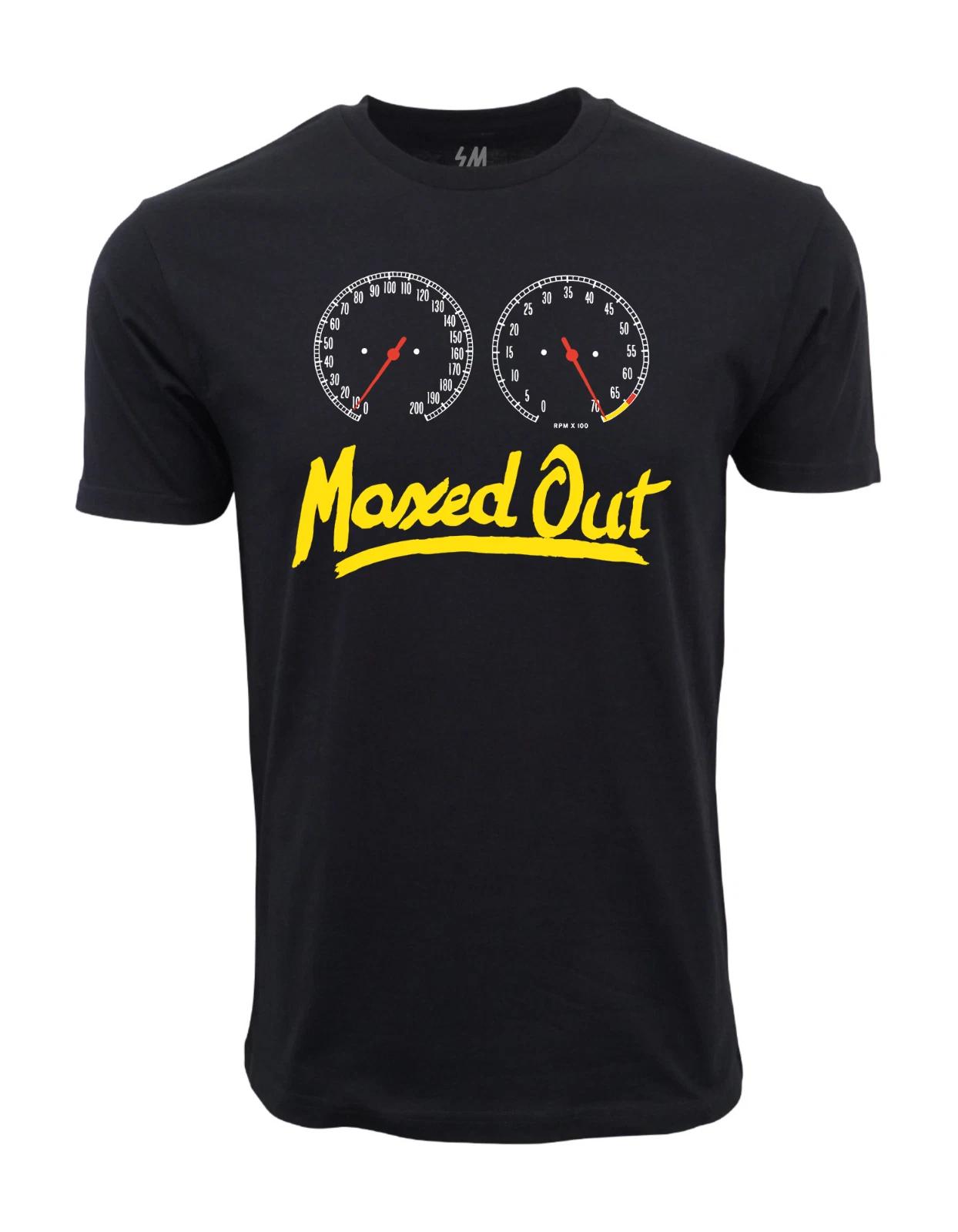 Unisex Adult Casual Graphic Maxed Out Graphic T shirt T-Shirt XL