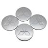 4PCS ABS Car Wheel Center Hub Cap Cover for Mitsubishi Ralliart Lancer ASX Colt Pajero Outlander Eclipse Delica L200 Accessories