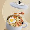 Sealed Soup Container 304 Food Grade Stainless Steels Noodles Bowl with Lid Tableware with Phone Stand for Office Use