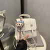 Schoolbag niche design casual texture women's backpack fashion trend personalized bag 1011 autumn and winter new backpack