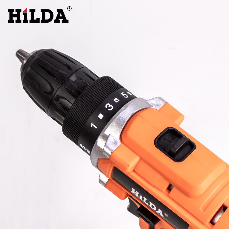 Hilda Lithium Battery Rechargeable Hand Drill & Multi-Function Electric Screwdriver Set