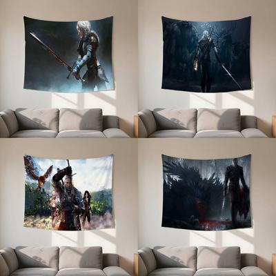 Game HD T The Witcher Tapestry Customizable Tapestries Of Various Styleswall Hangings Celebrity Photo Printingwall Hangings