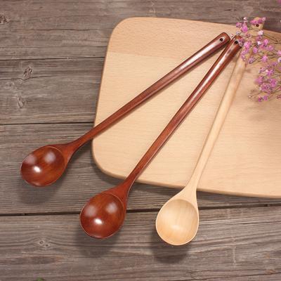 Wooden Spoon Kitchen Cooking Utensil Tool Soup Teaspoon Catering For Kitchen Long Handled Wooden Spoon