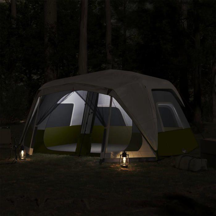 Tente familiale - vidaXL - 94302 - Imperméable - 10 places - Éclairage LED