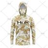 HUK Outdoor Sport Kapuzenmaske Angelanzug Leichter Sonnenschutz Langarm Luya