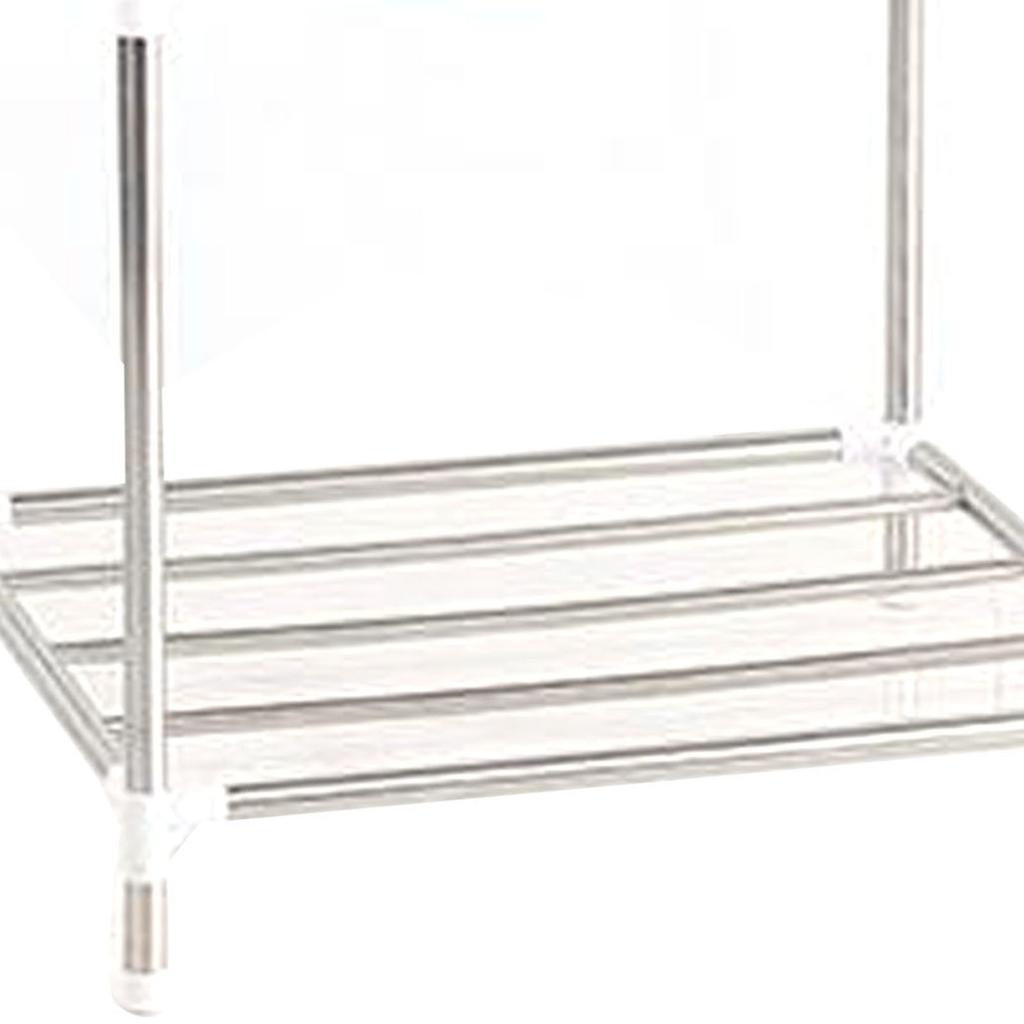 2vrstvé nerezové kuchyňské police koupelnové police zesílené zvýšené úložné regály