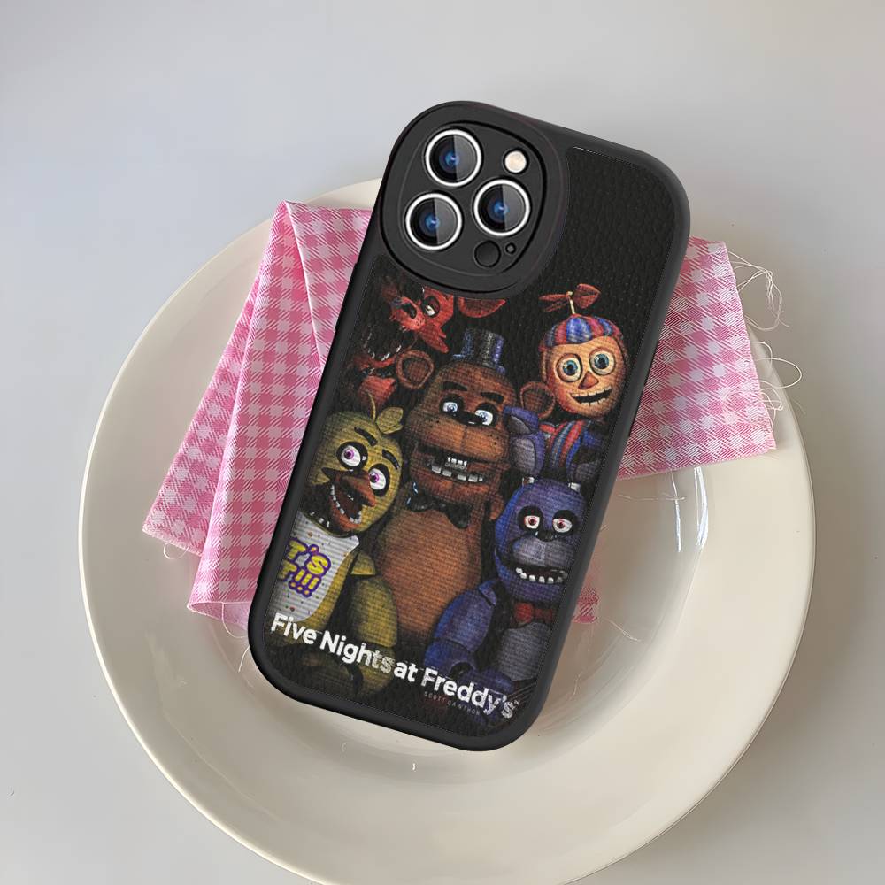 Game F-Five N-Nights At F-FreddyS Phone Case For IPhone 16 15 14 13 12 11 Pro Max Plus Leather Soft Cover