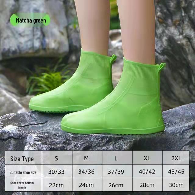 Wasserdichte Rutschfeste Unisex Silikon Regenstiefelüberzieher - Verdickt, Abriebfest, Outdoor-Schutz.