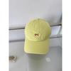 Sweet Little Bow Embroidered Cap Women's New Deepened Big Head Circumference Wide Brim Soft Top Baseball Cap