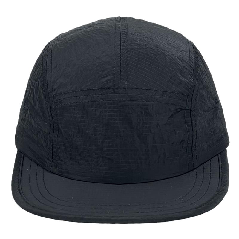 Custom Trendy Nylon Waterproof Quick Dry Camp Camper Blank Lightweight 5 Panel Sports Running Caps Hats Adults чёрный