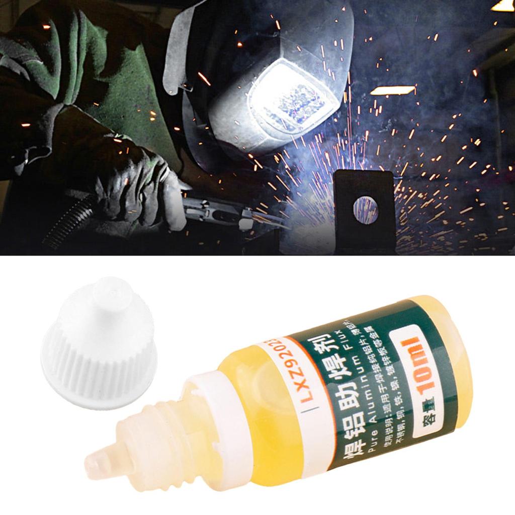 10ml Liquid Solder Aluminum Welding Flux No Clean for Aluminum Electrical Repair Accessories Welding Supplies for Stainless