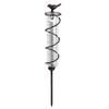 Rain Gauge with Bird Finial Easy-to-Read Outdoor Rustic for Gardeners