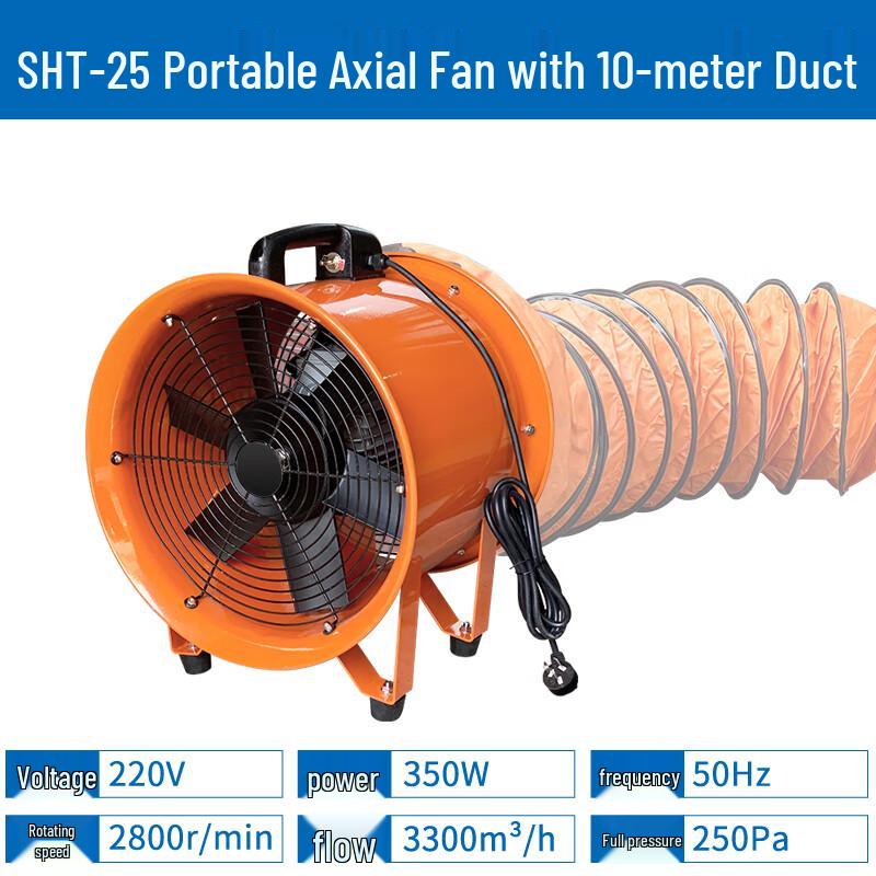 ZFXAF SHT-25 Portable Axial Flow Fan