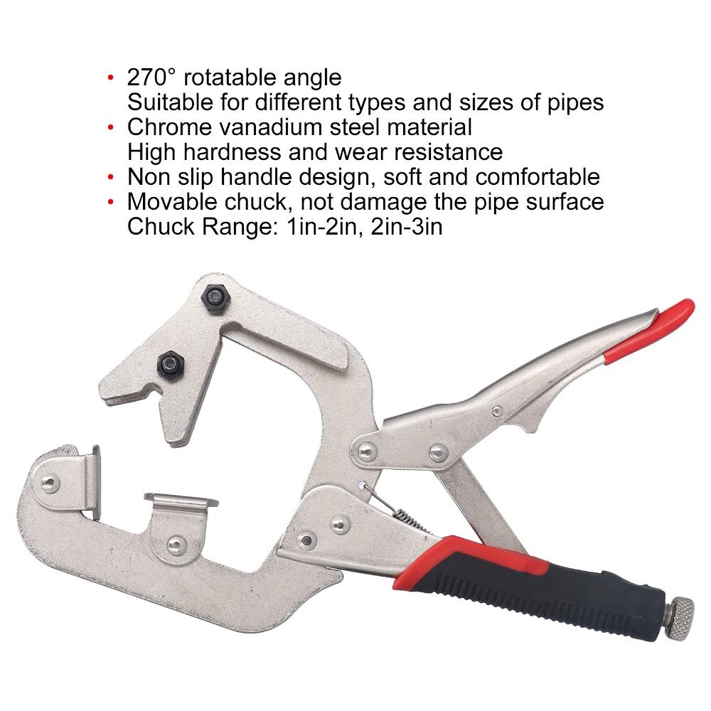 2pcs Carbon steel C Clamp Locking Pliers 270° Rotation Locking Welding Clamp Welding Clamps Welding