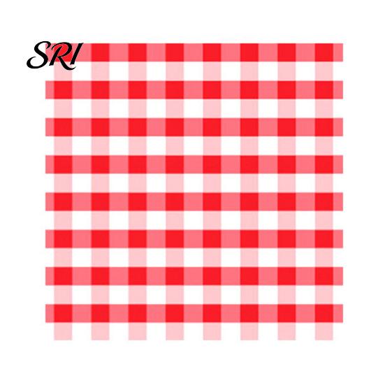 Disposable Picnic Tablecloth Plaid Waterproof Checkered Table Cover Thick Outdoor for Camping Barbecue Parties Party