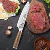 Kitchen Chef Knives Japanese Kitchen Knife Hand Forged Hammer Fruit Vegetable Knives Professional Boning Knife with Holder