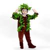 Dětský kostým Tanečník ze stromu - Kostým borovice pro chlapce a dívky, Kostým borovice pro Cosplay na Vánoce a Halloween