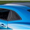 For Chevy Camaro 2009-2015 ABS Plastic Window Quarter Louver Scoop Cover Side Vent Shutter Trim Exterior Adhesive Accessories