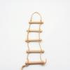 1Pcs Dollhouse Mini Wooden Hemp Rope Hanging Ladder Pet Gardening Miniature Scene Model Toys Doll House Accessories
