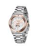Seukolpion 40Mm Moonphase Men'S Metal Watch Sp3581M-Wrg [Leather Band Included]