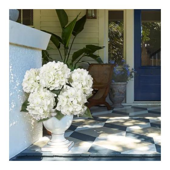 Villa Como Artificial Flower Bouquet Hydrangea Hydrangea Artificial Flower Interior Fake Flower Beautiful Flower Mother's Day Graduation Ceremony